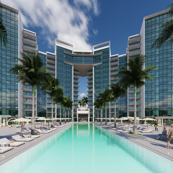 AQUA RESORT - Front View Infinity Pool