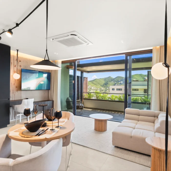 Apartment D406 weekly rental The Hills Residence Simpson Bay Sint Maarten