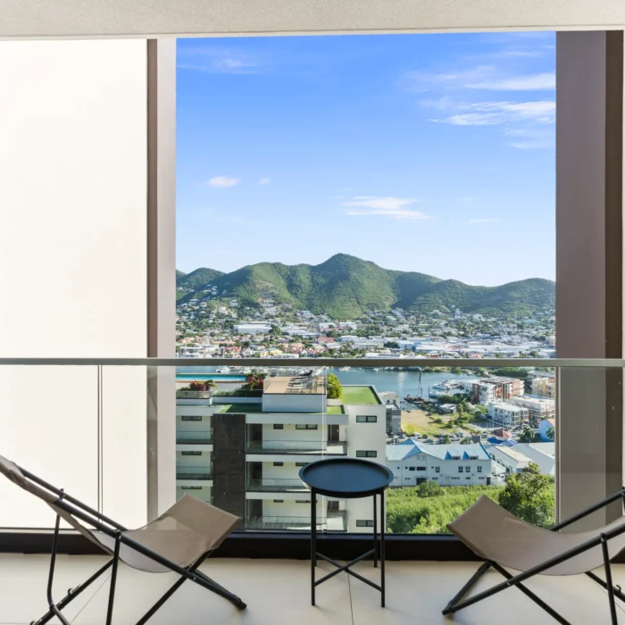 Balcony apartment D432 The Hills Résidence Sint Maarten