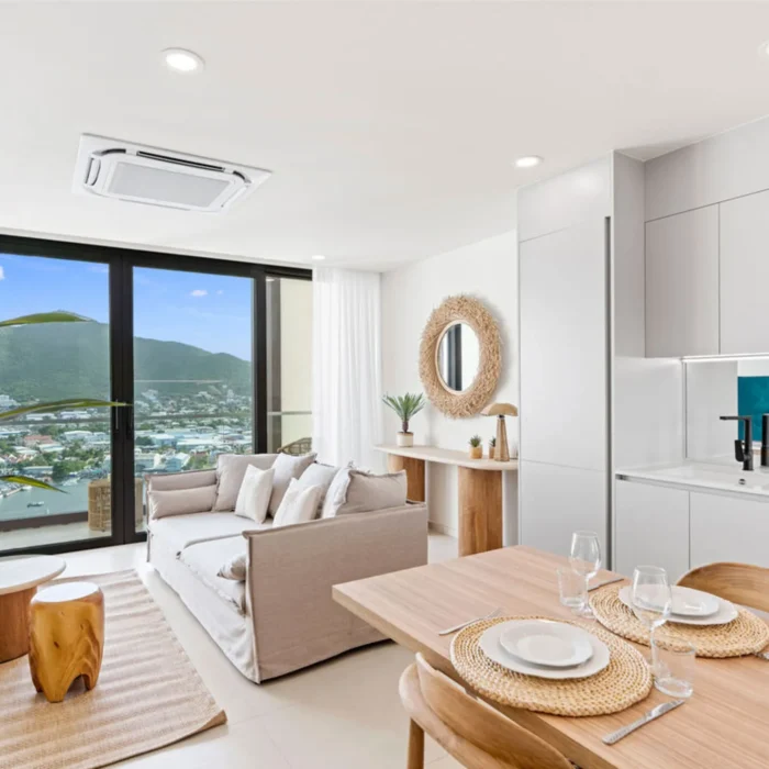 Apartment D442 balcony The Hills Résidence Sint Maarten